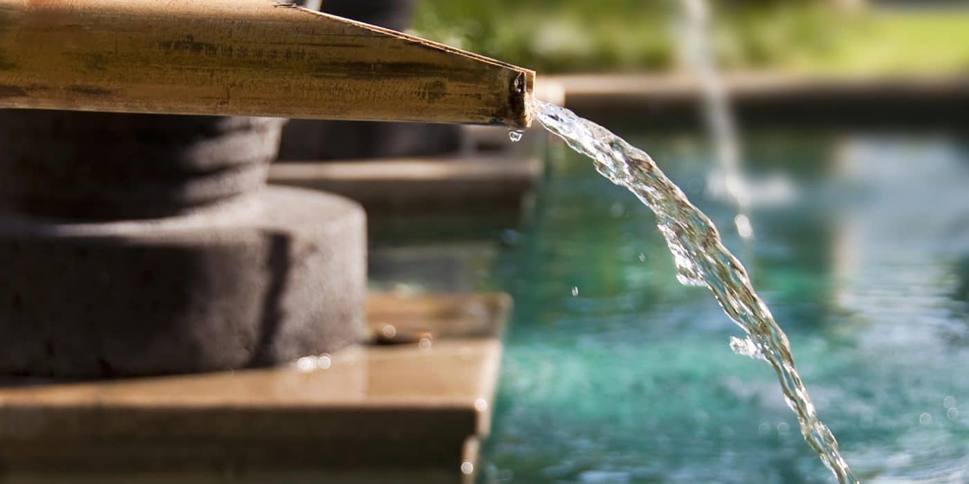 Fontaine et bassin