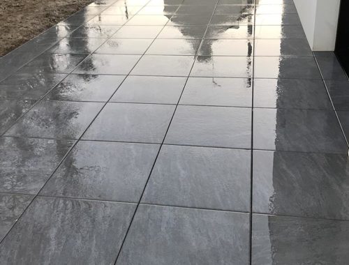 Terrasse dalles sur plots