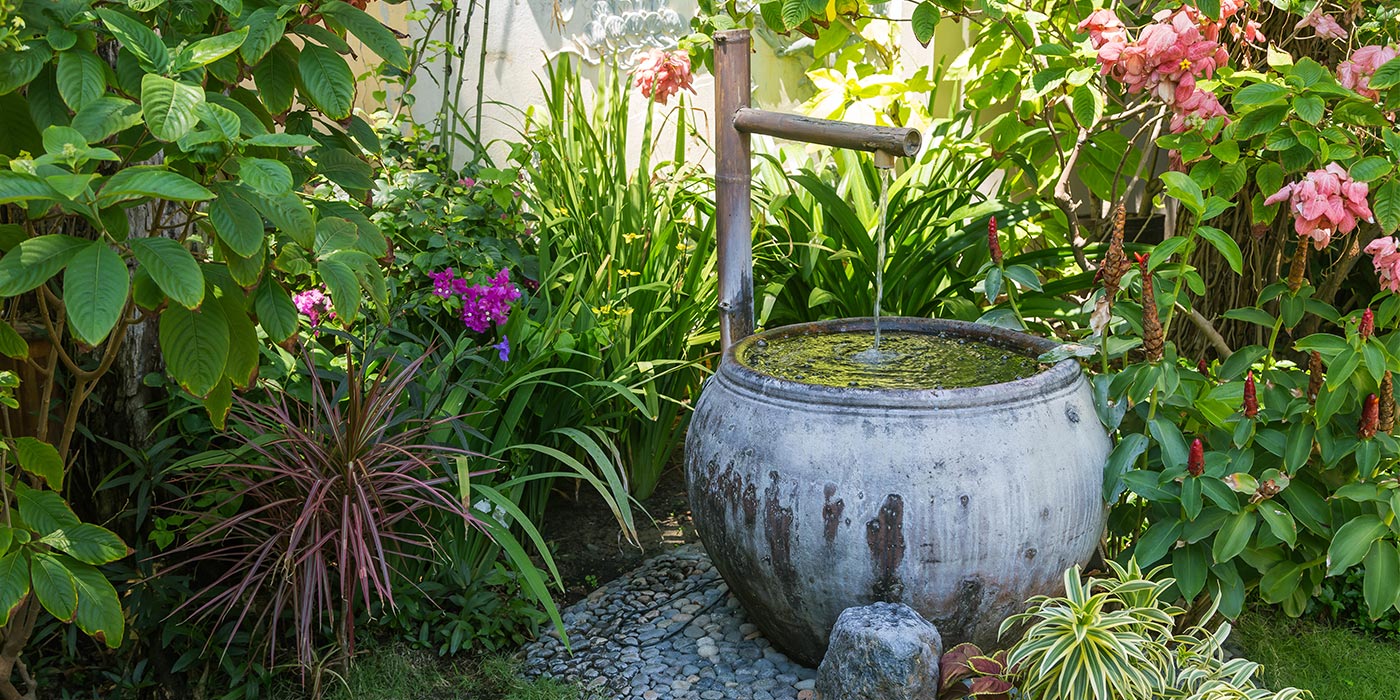 fontaine de jardin